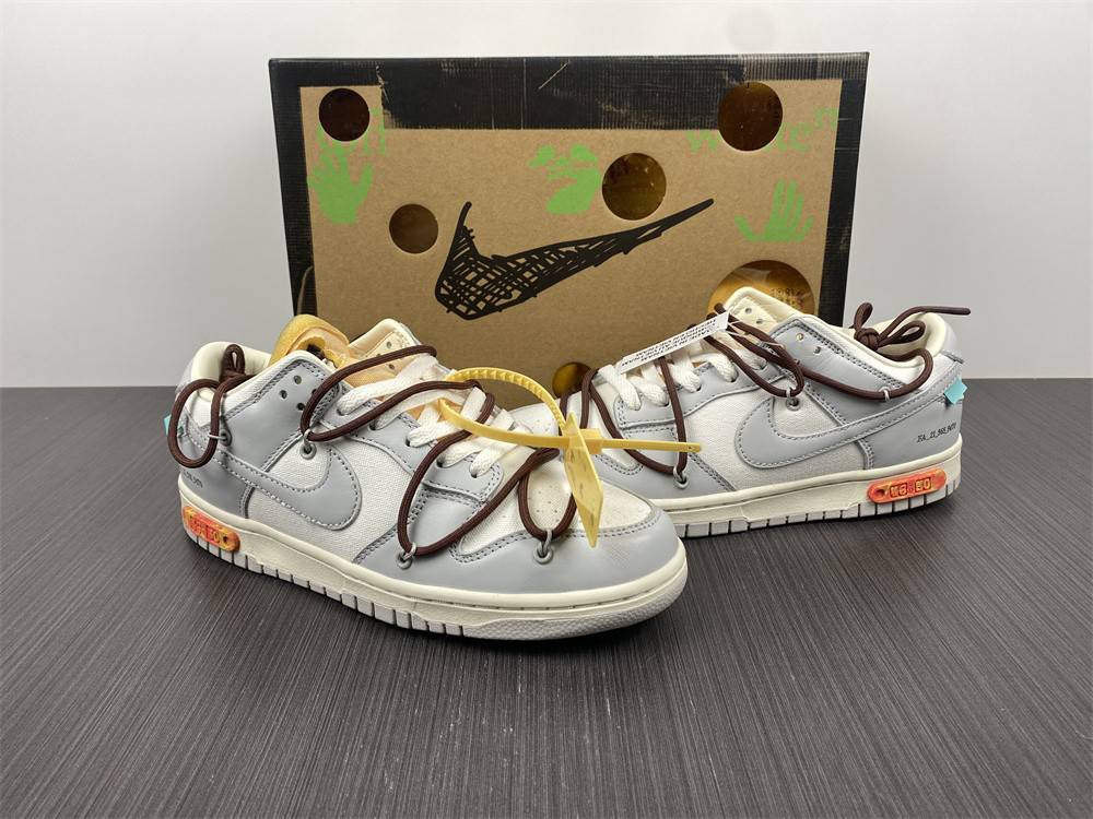 Off-White x Nk Dunk Low OW NO46 DM1602-102